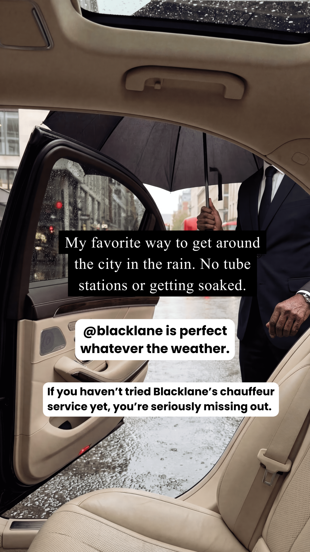 Blacklane Facebook ad