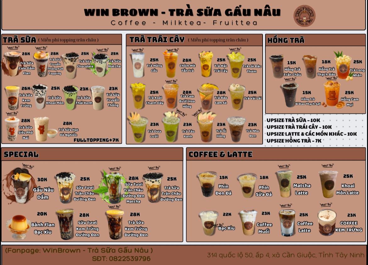 WinBrown - Trà Sữa Gấu Nâu Facebook ad: 𝐂𝐇𝐈́𝐍𝐇 𝐒𝐀́𝐂𝐇 Đ𝐀̣̆𝐓 & 𝐆𝐈𝐀𝐎 𝐍𝐔̛𝐎̛́𝐂…