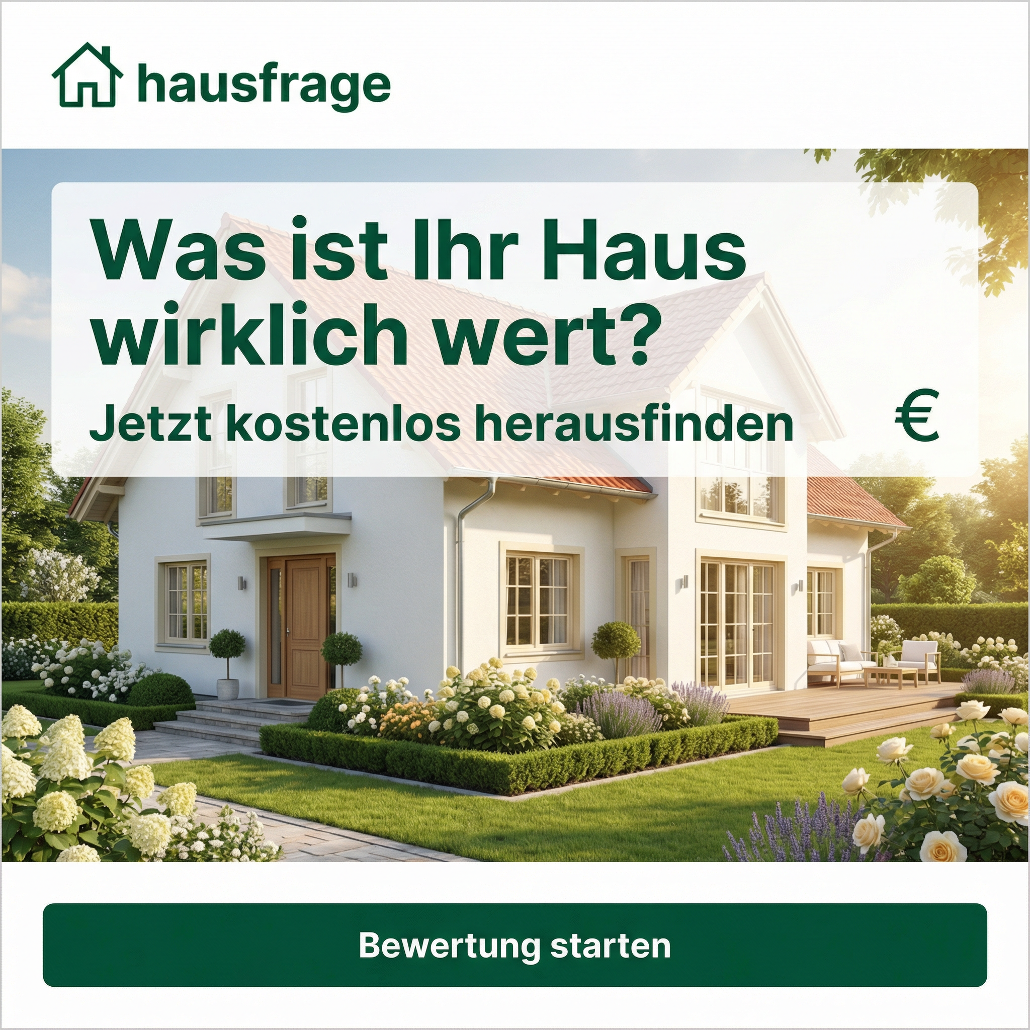 Hausfrage Facebook ad