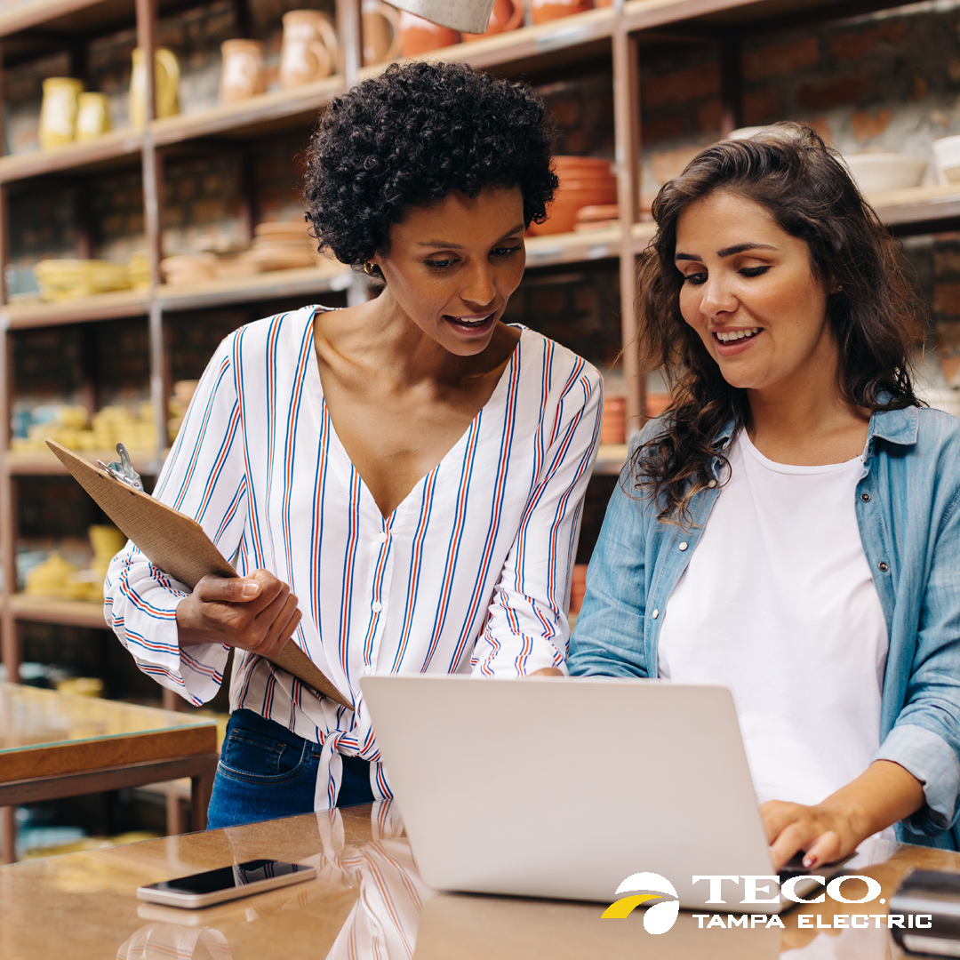 Tampa Electric Facebook ad: Get cost-saving solutions for your small business!