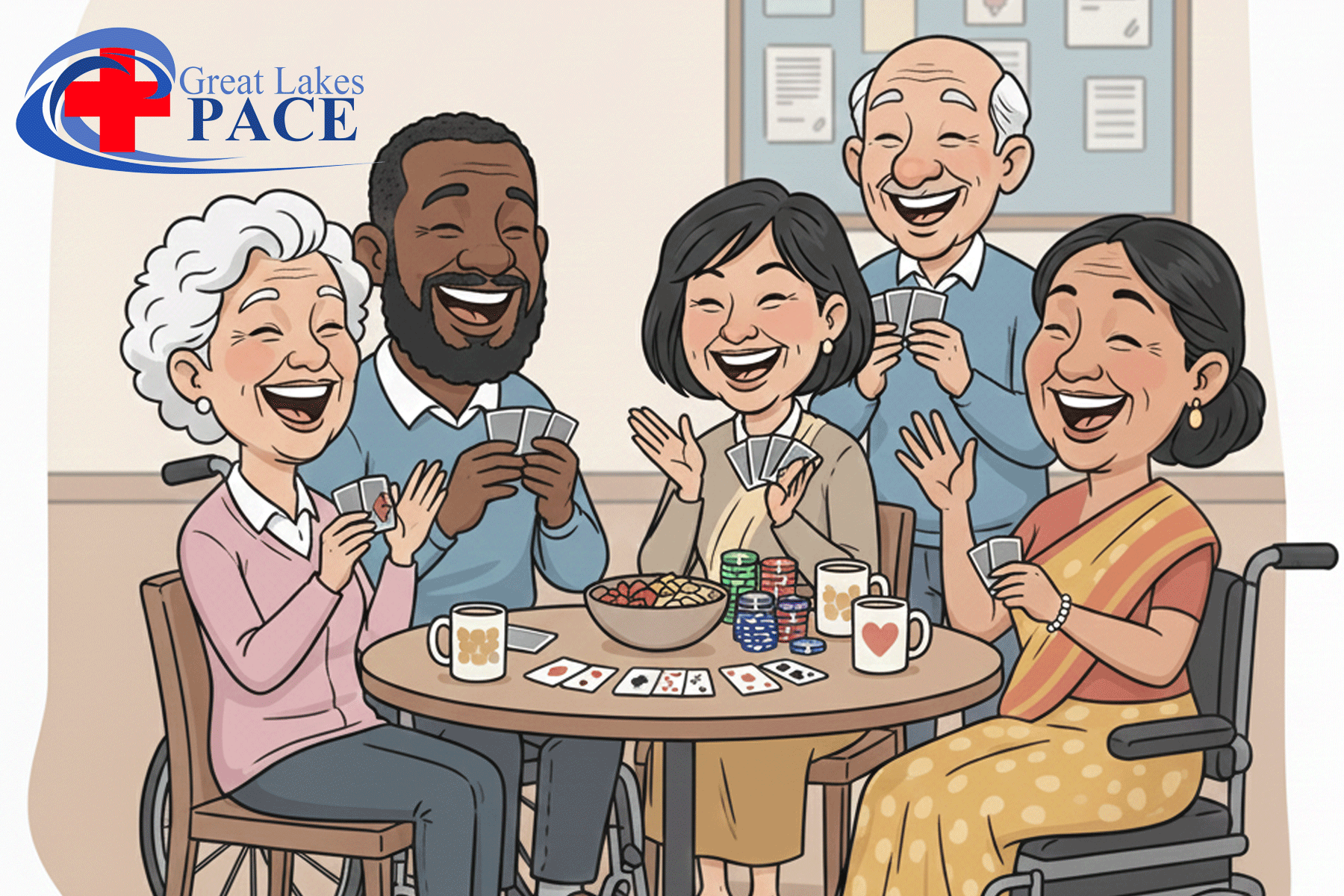 Great Lakes PACE Facebook ad: At Great Lakes PACE, we help older adults…