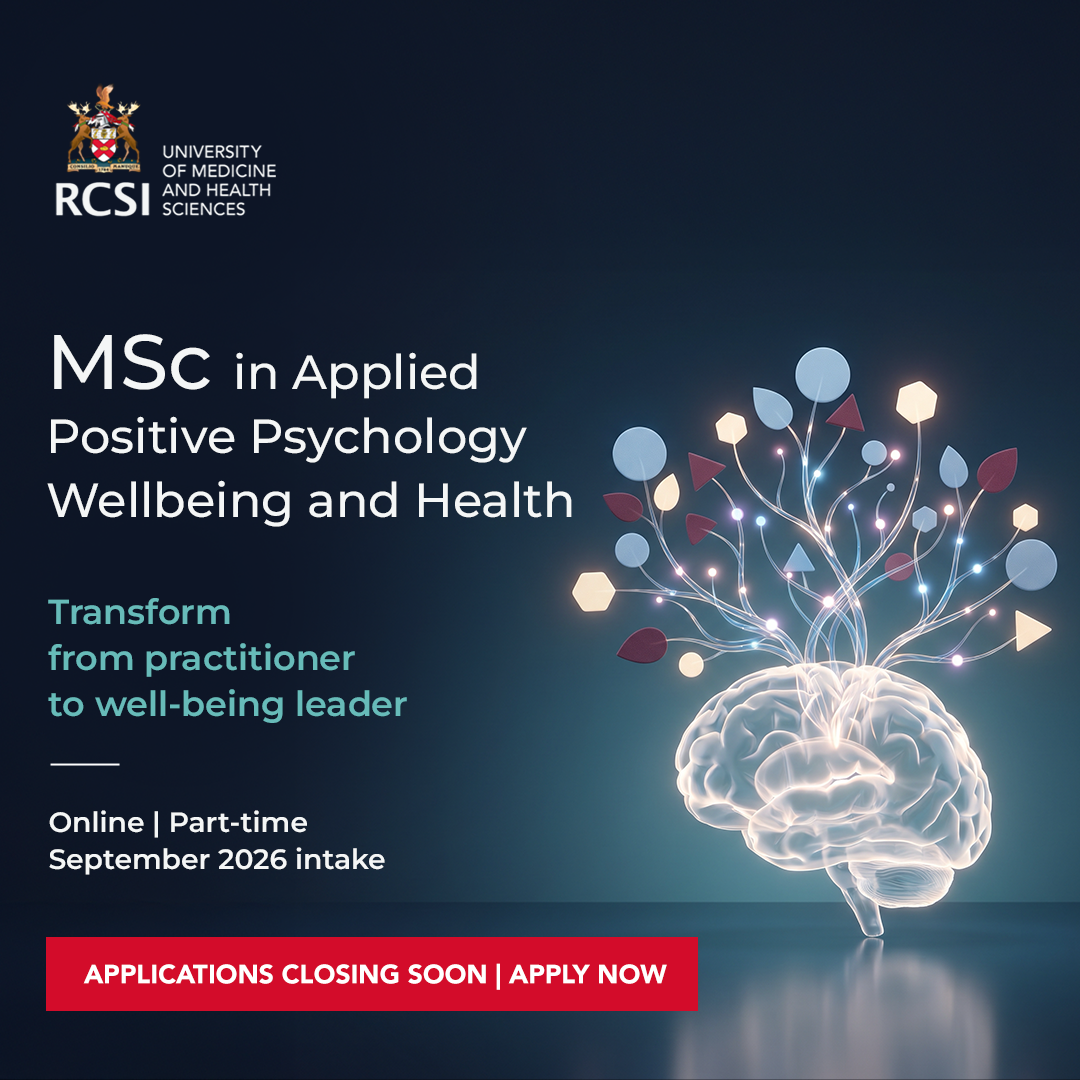 RCSI Graduate School of Healthcare Management Facebook ad: Applications closing soon, secure your place for September…