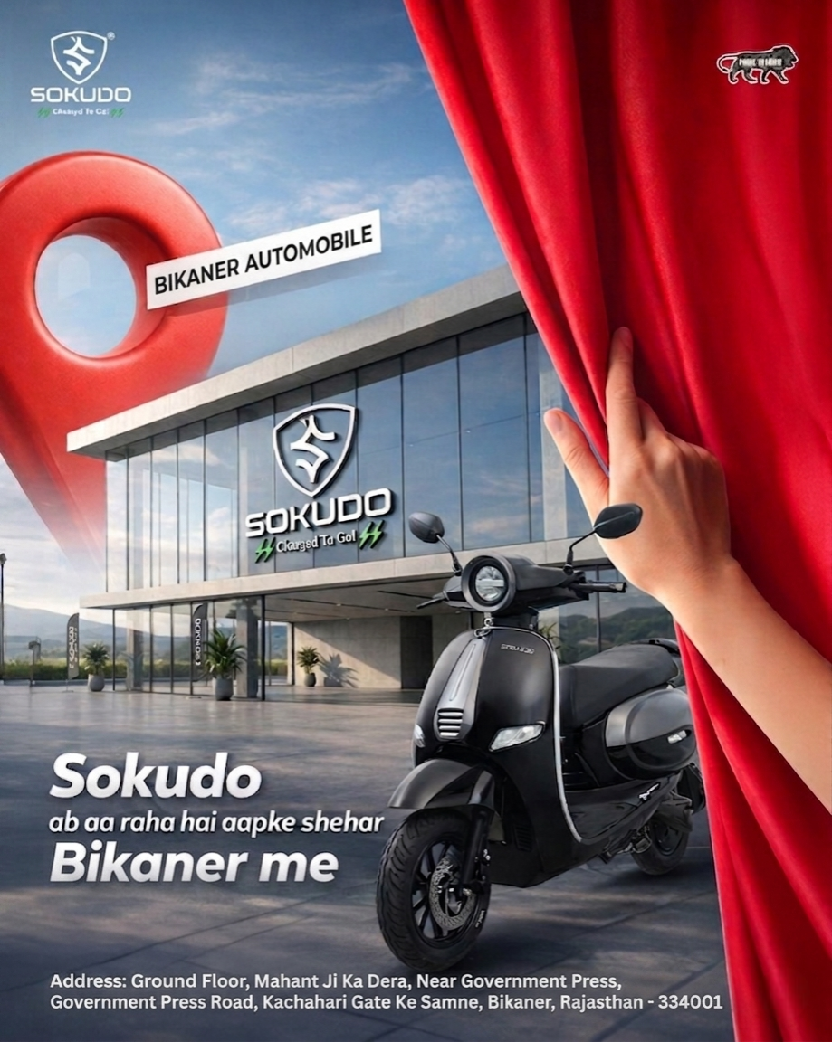 Sokudo Electric India Facebook ad