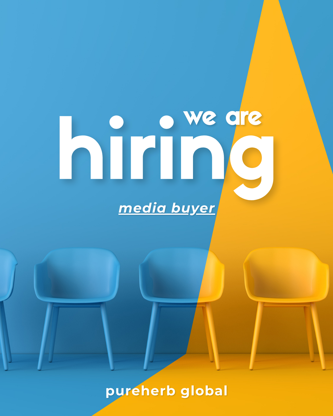 Job Vacancy Facebook ad: MEDIA BUYERS WANTED, PUREHERB GLOBAL