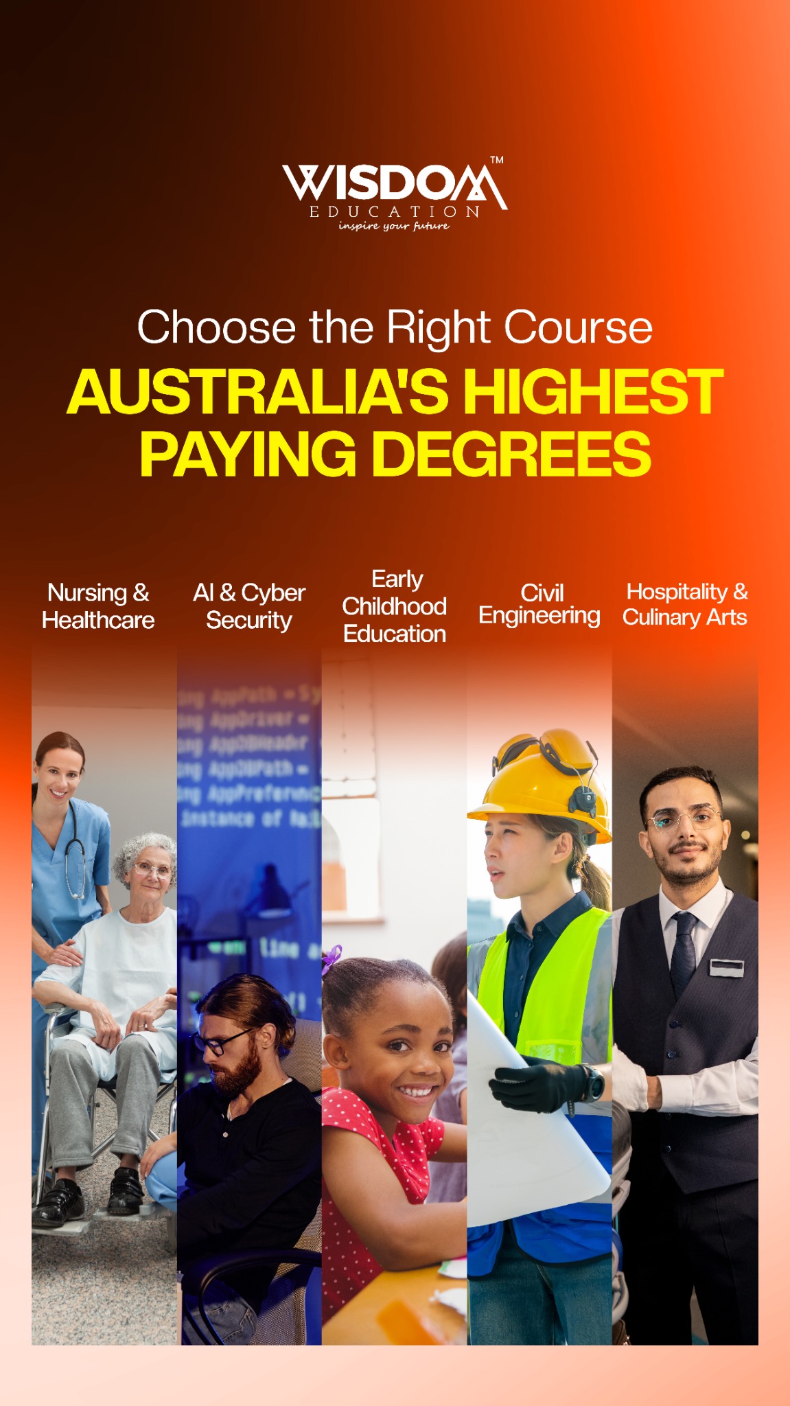 WISDOM EDUCATION Facebook ad