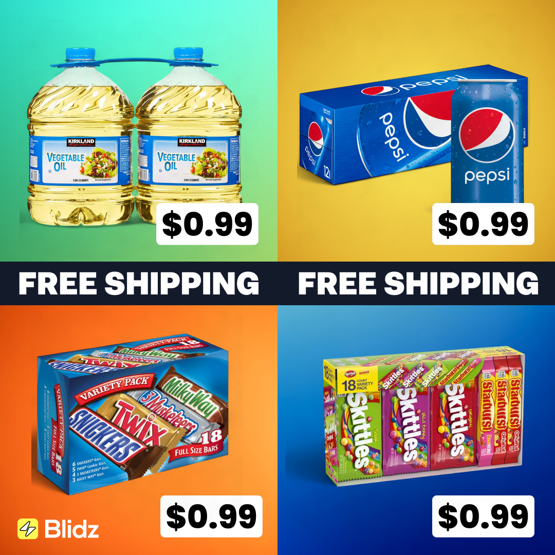 Blidz - Shopping & Rewards Facebook ad