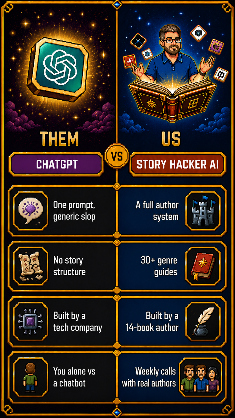 The Nerdy Novelist Facebook ad