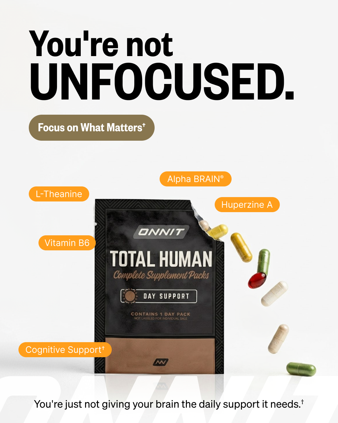 Onnit Facebook ad: Optimize Your System