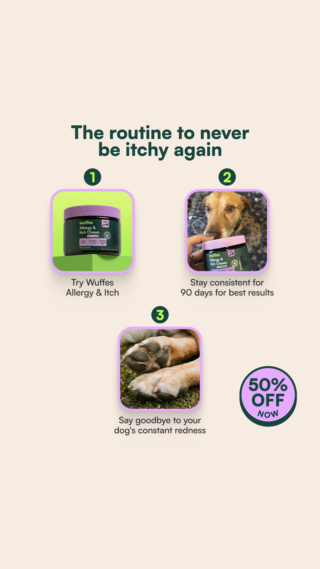Wuffes Facebook ad