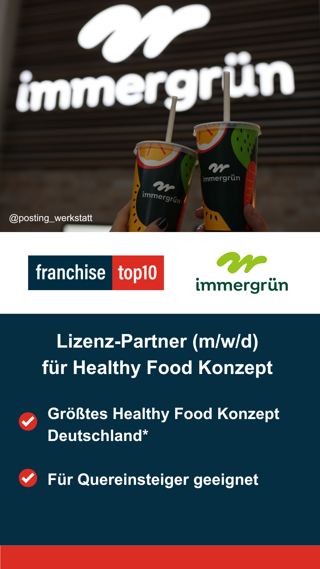 Karriere mit Franchise Facebook ad