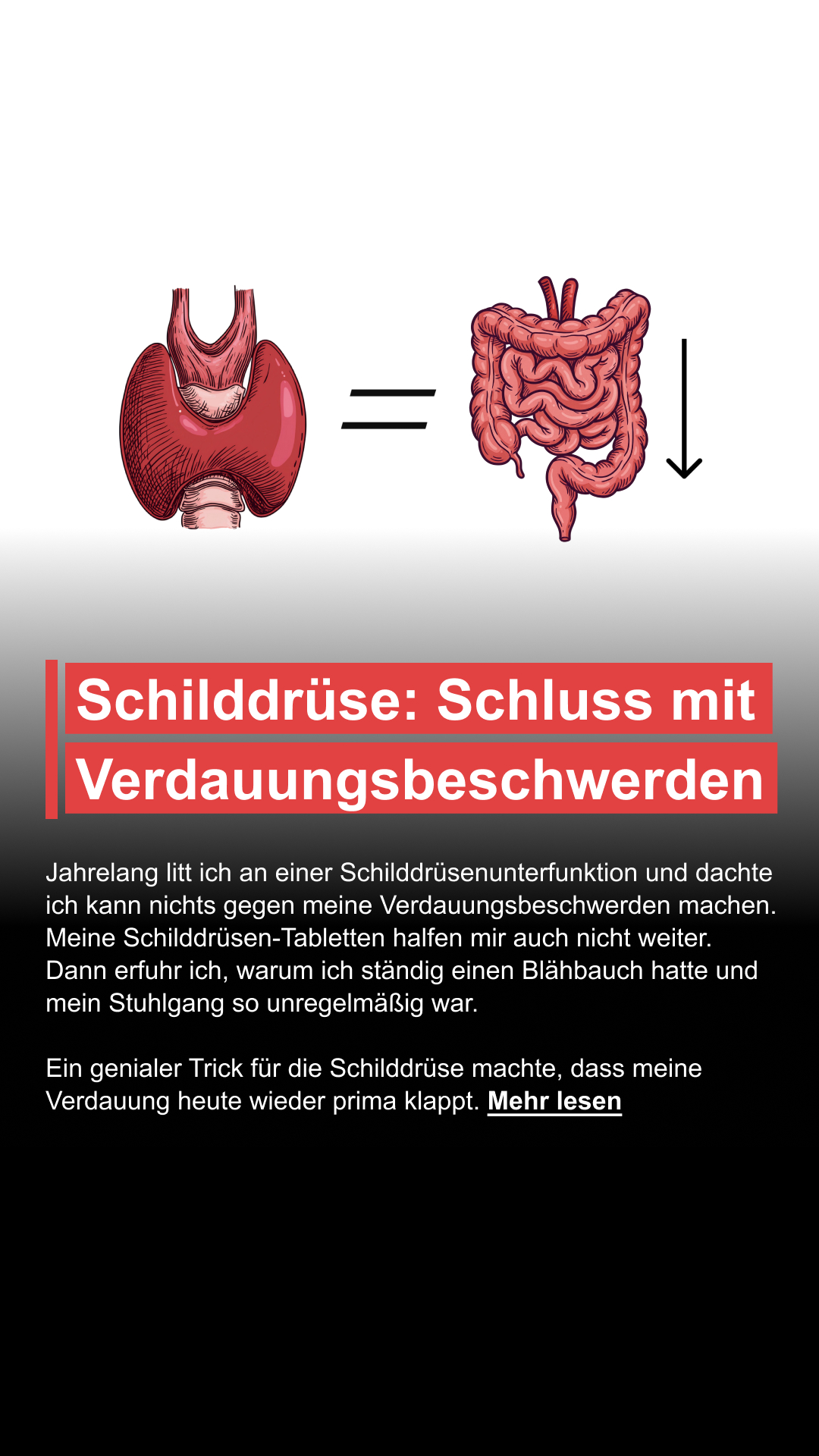 Mission Schilddrüse Facebook ad