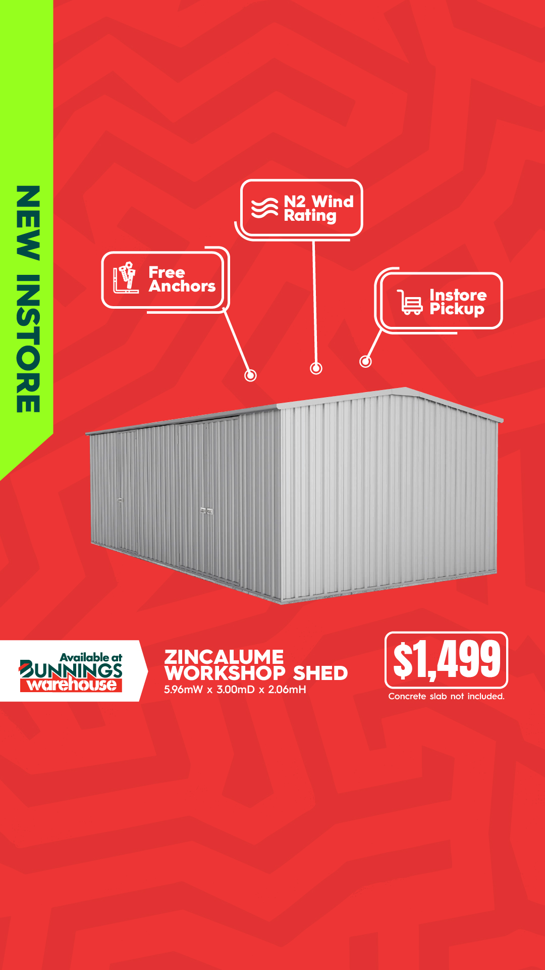 Absco Sheds Facebook ad