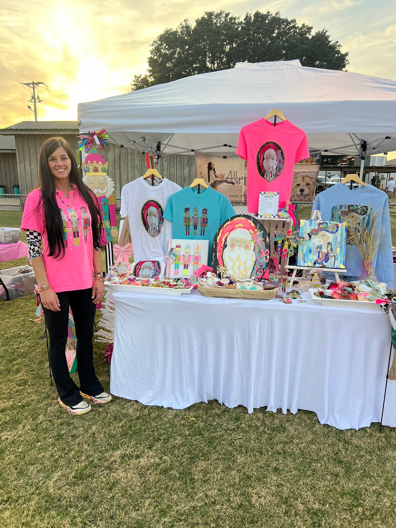 Allyson Gordon Art Facebook ad: Original art and all things that sparkle!
