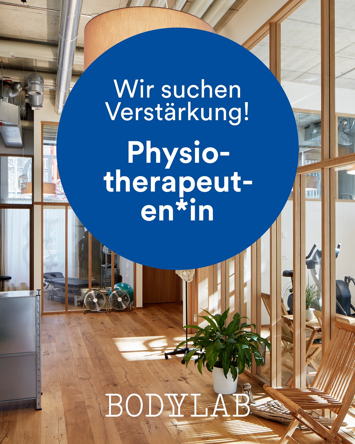 BodyLab Facebook ad: eine/n dipl. Physiotherapeut:in BSc / MSc…