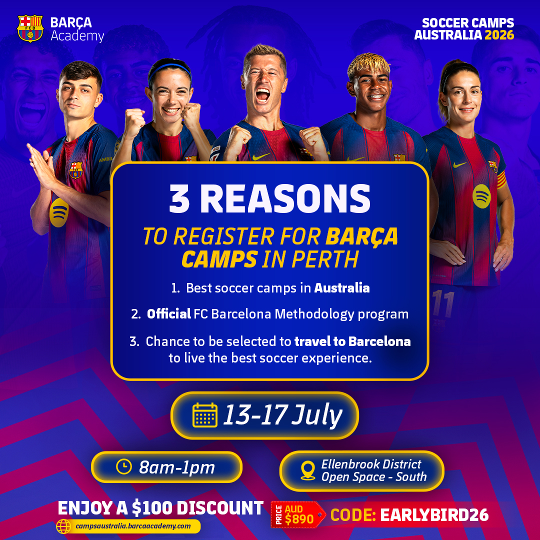 Barça Academy Australia & New Zealand Facebook ad