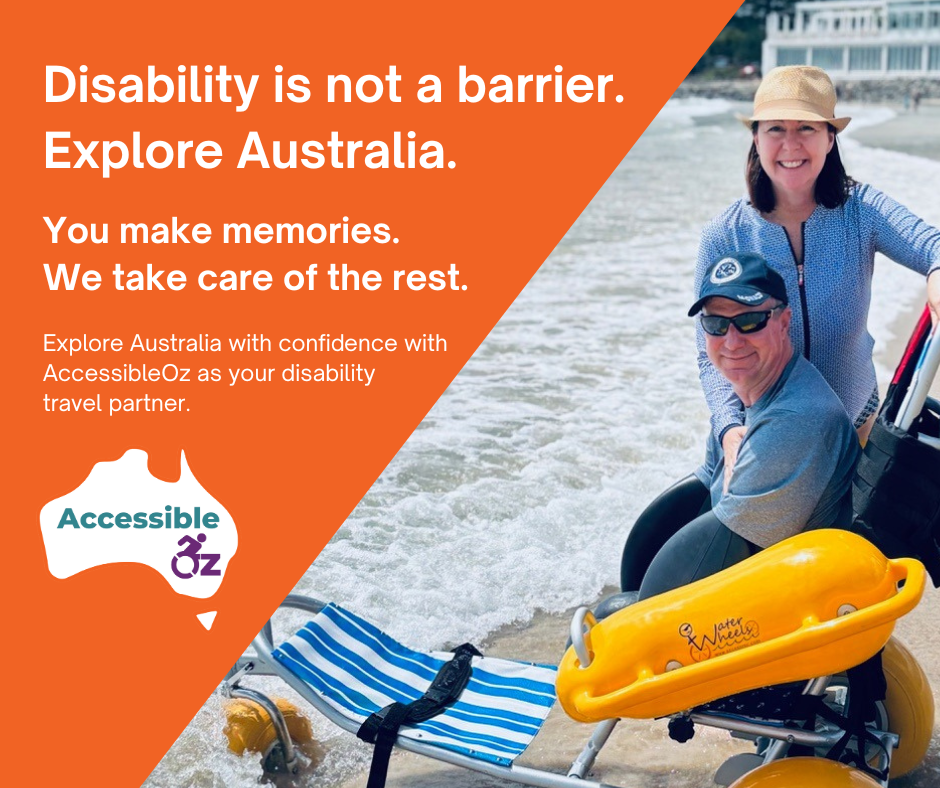 AccessibleOz Facebook ad: Planning or thinking about a trip in Australia…
