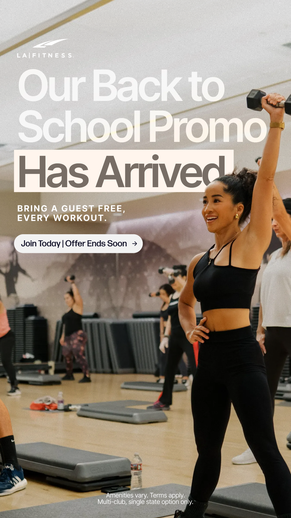 LA Fitness Facebook ad