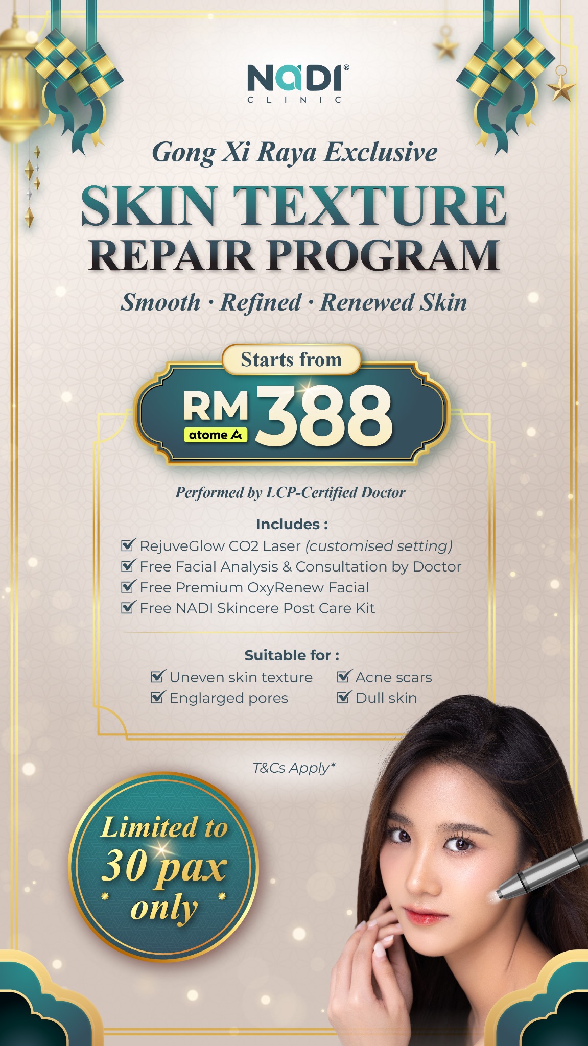 NADI Clinic Facebook ad