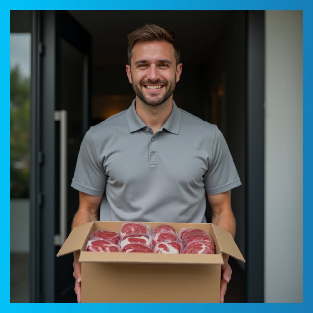 Golden Insights Facebook ad: Local Butcher Meat Delivery!