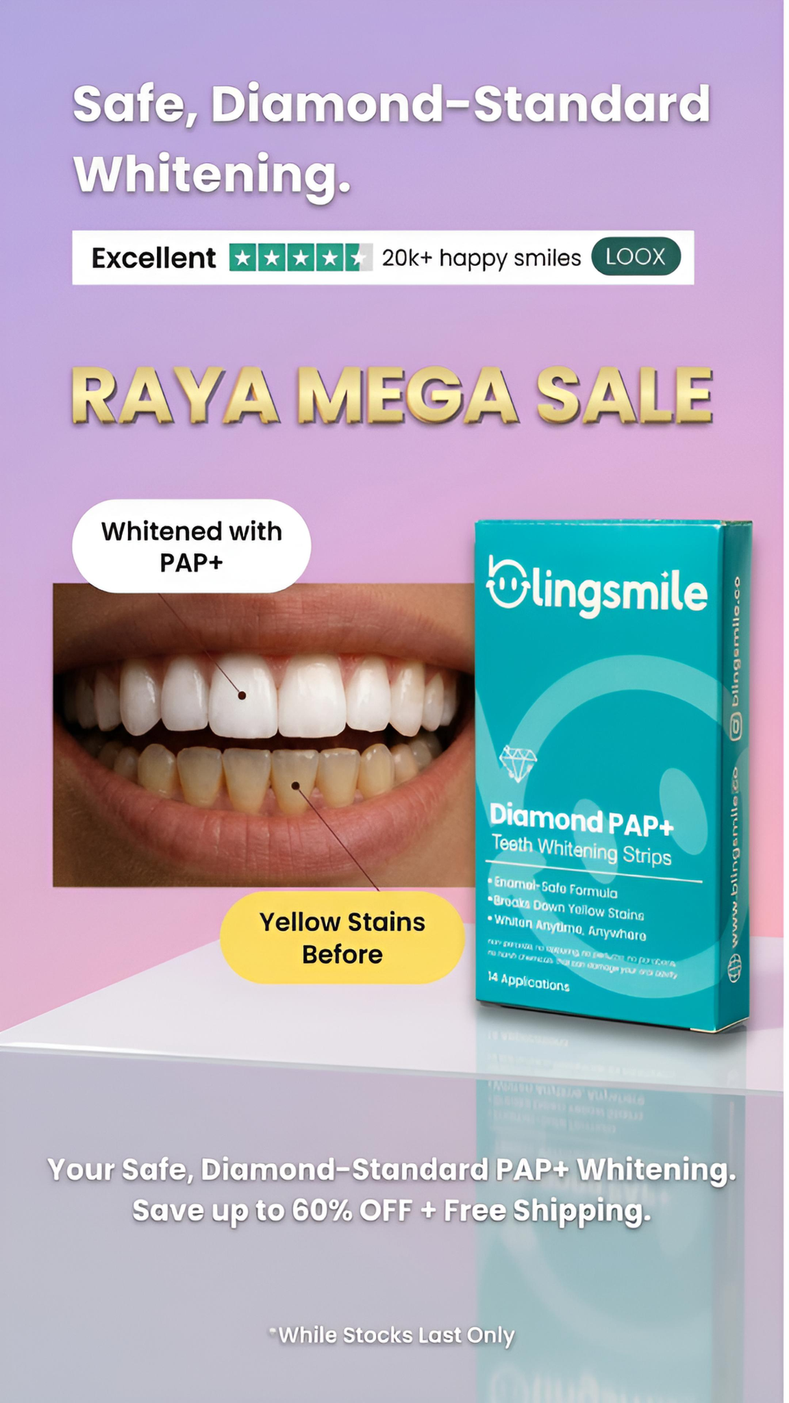 BlingSmile Facebook ad from Mar 18, 2026