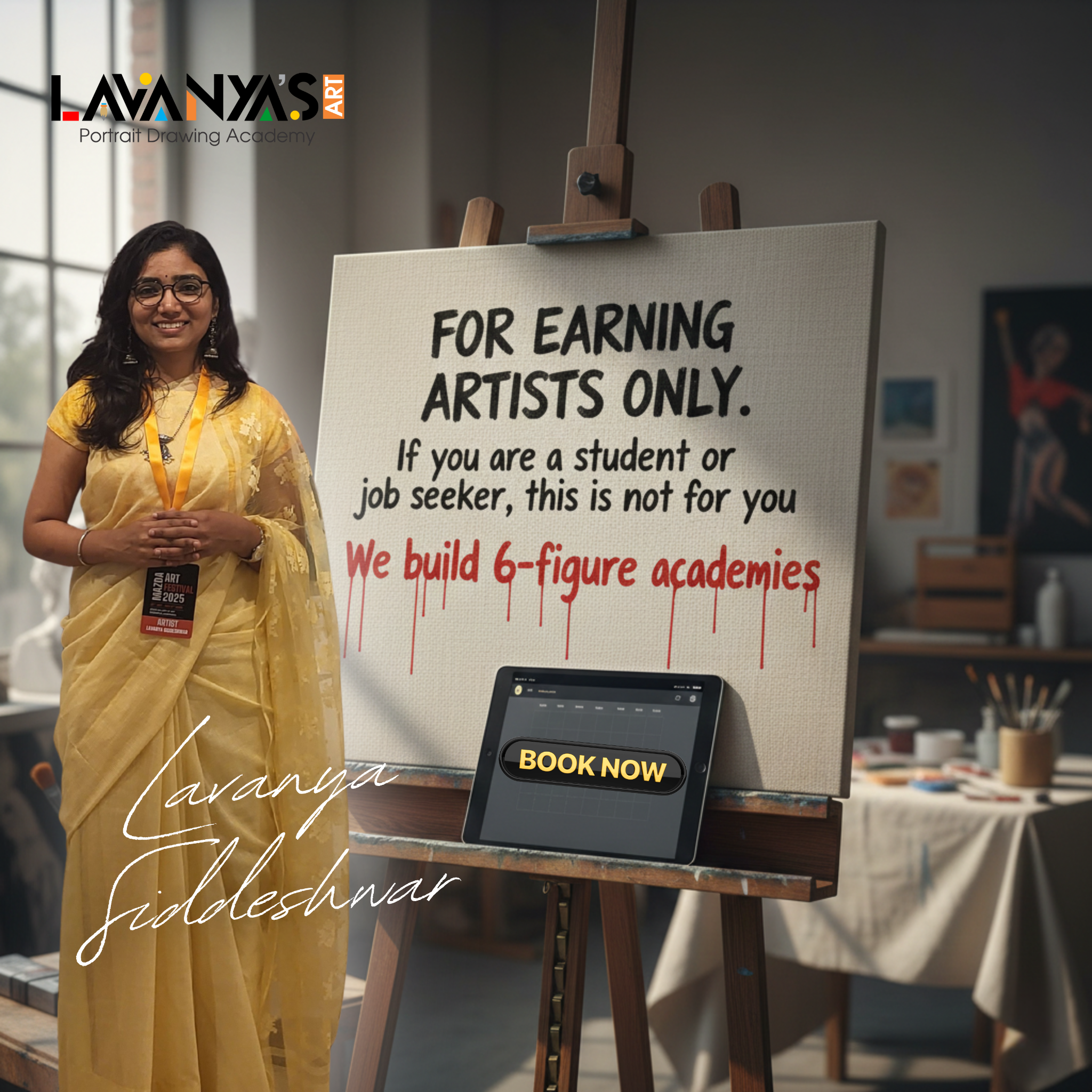 Lavanya S art Facebook ad