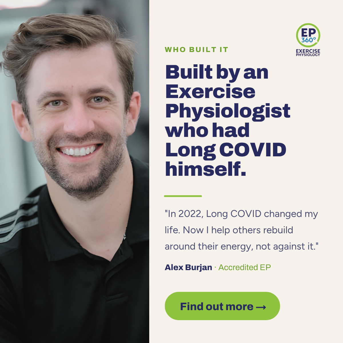EP360 Exercise Physiology Facebook ad
