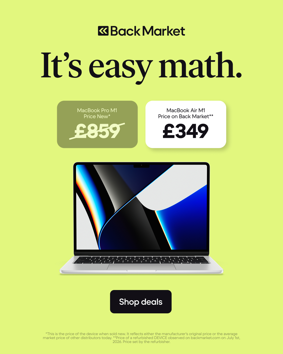 Back Market Facebook ad