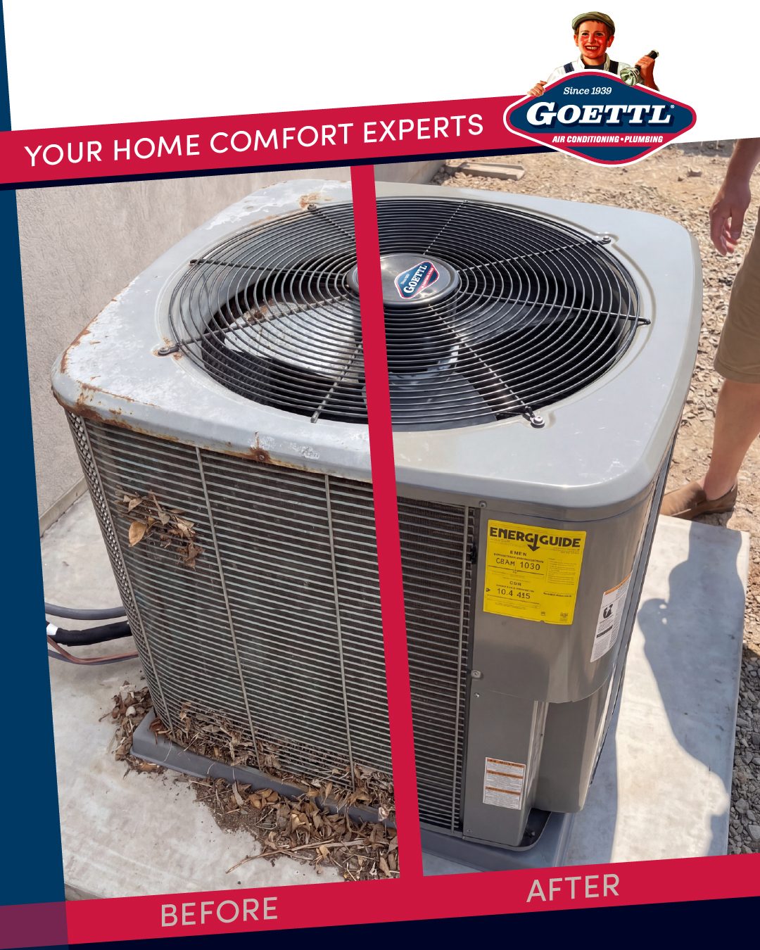 Goettl Air Conditioning & Plumbing Facebook ad