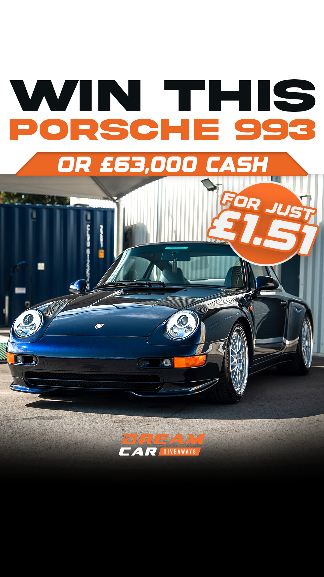 Dream Car Giveaways Facebook ad
