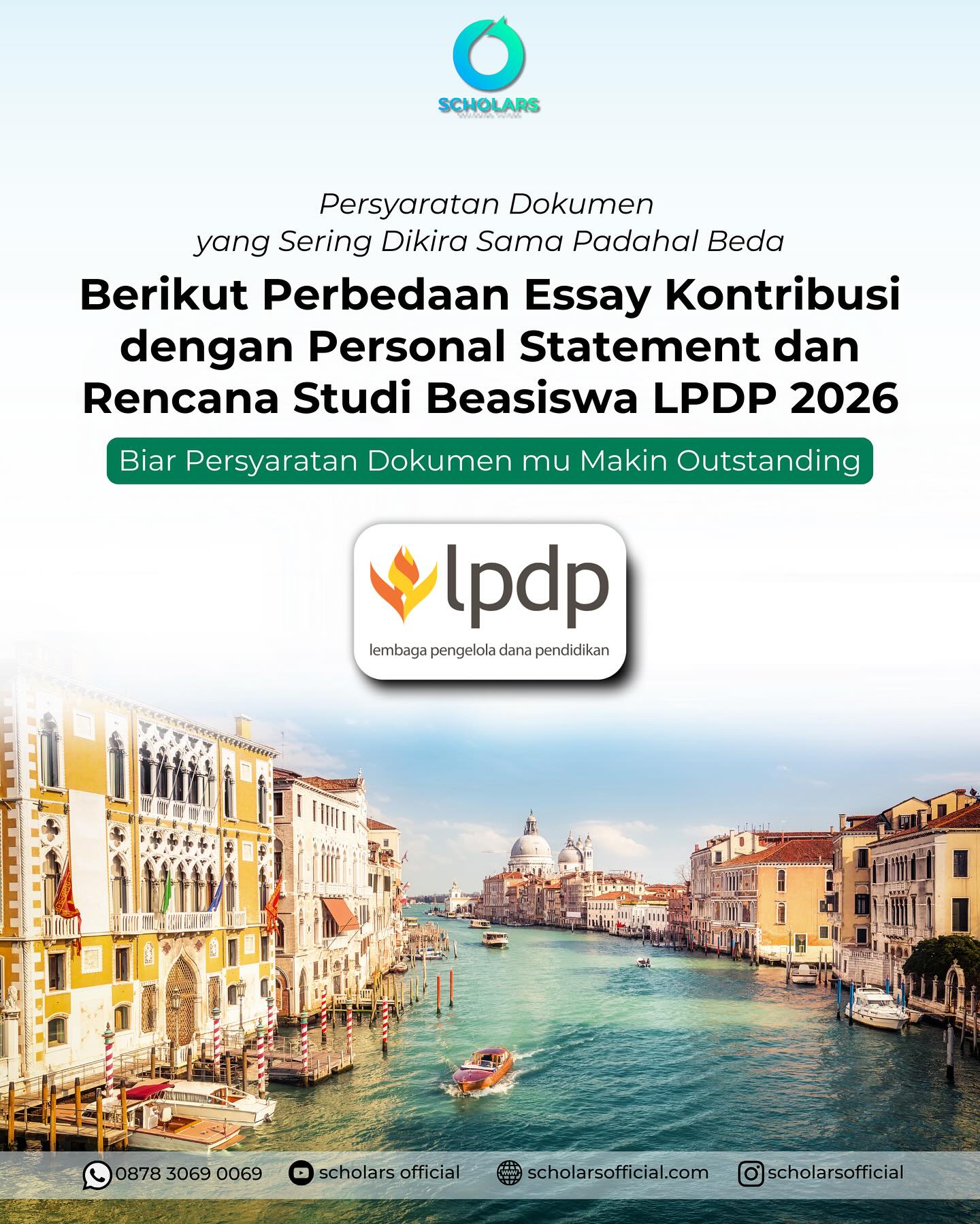 Scholars edukasi Facebook ad
