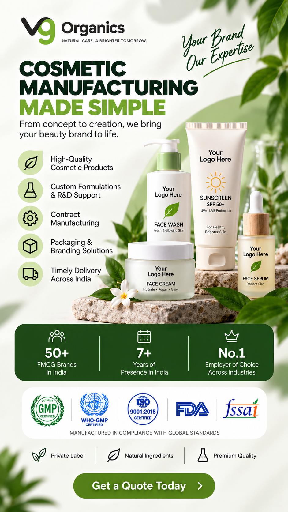VG Organics  Facebook ad