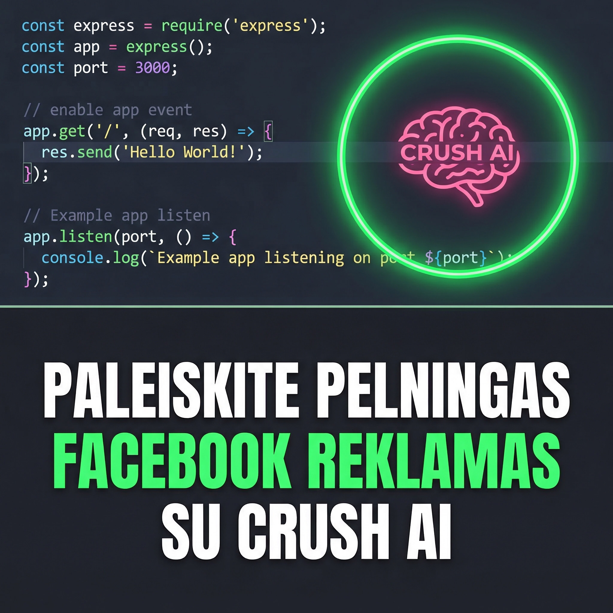 trycrush.ai Facebook ad