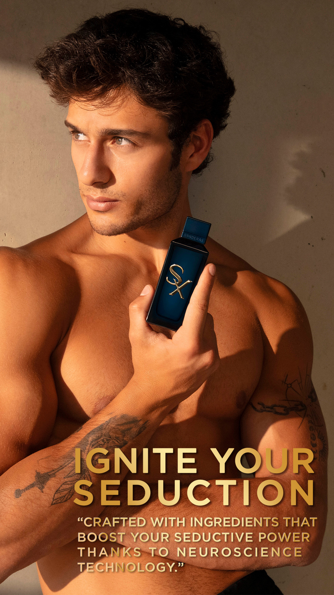 Antonio Banderas Perfumes Facebook ad from May 27, 2026