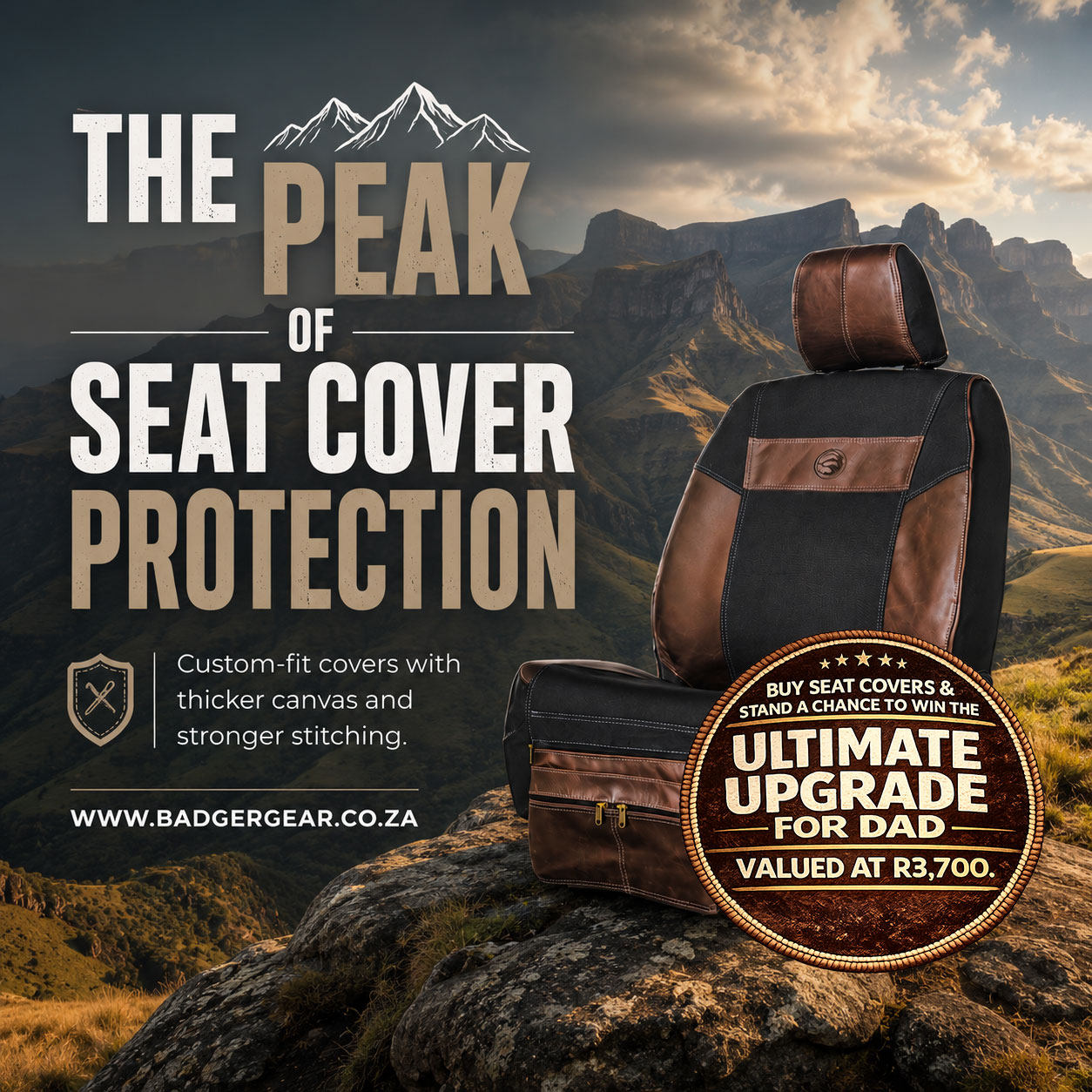 Badger Gear Facebook ad: WIN a Badger Gear prize pack valued at…