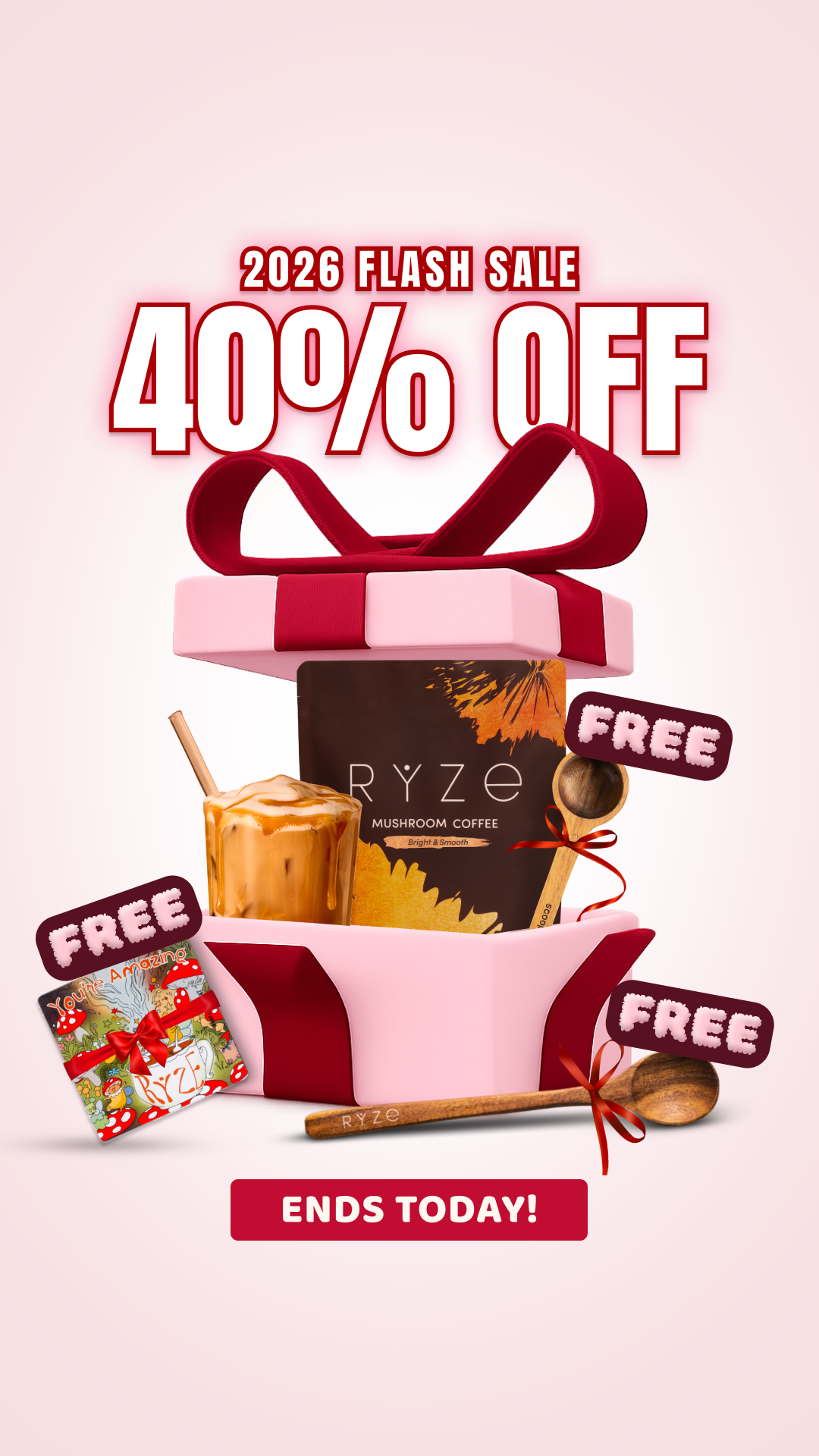 RYZE Superfoods Facebook ad