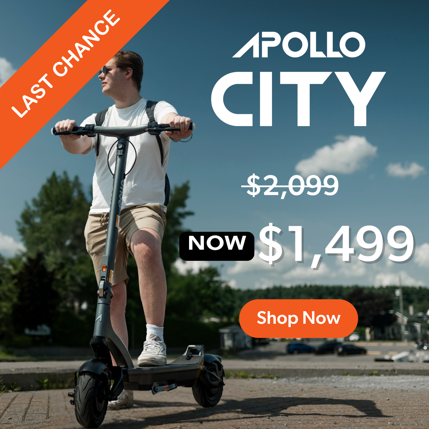 Apollo Scooters Facebook ad: Save $600 on Apollo City Scooter