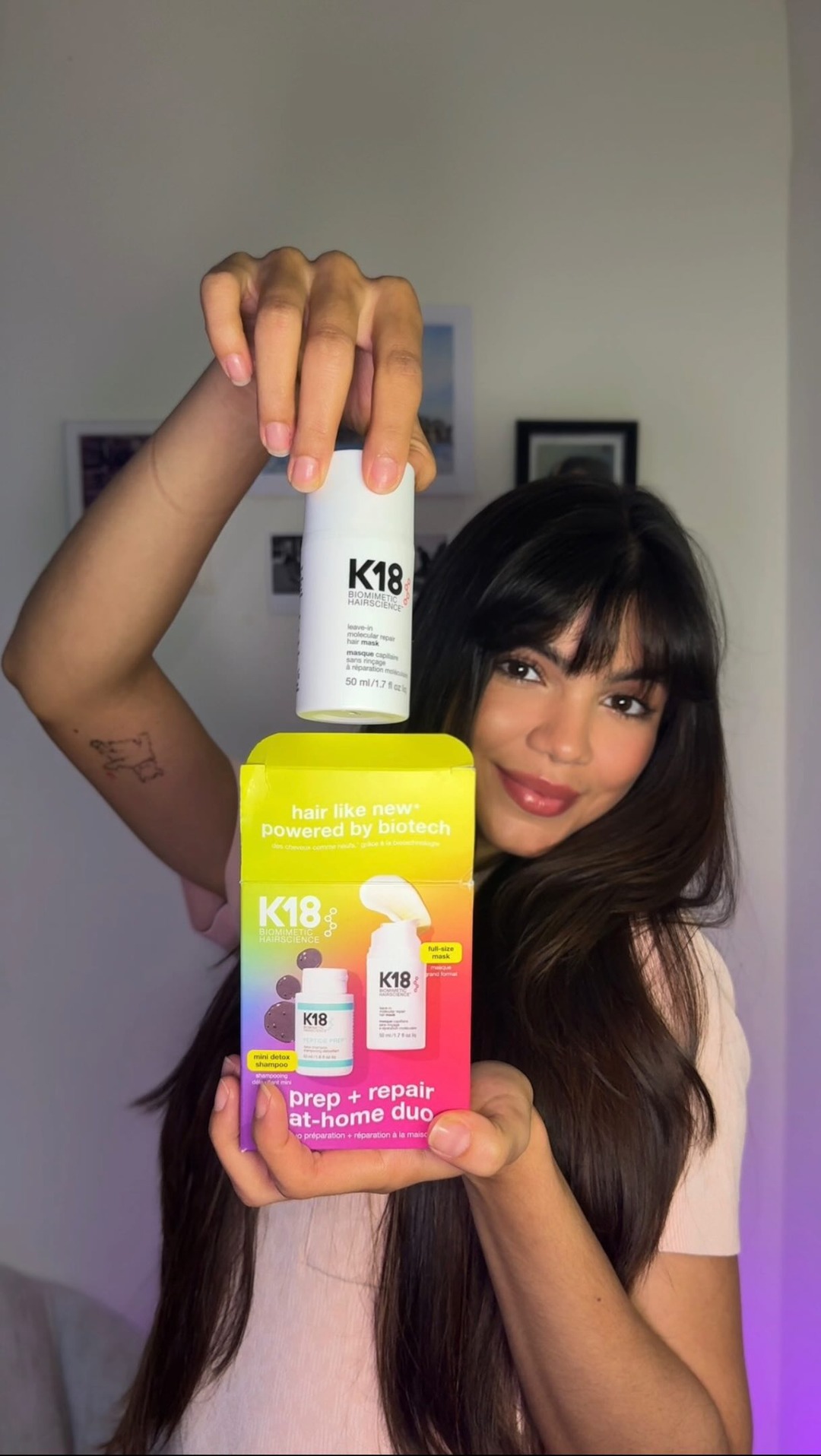 k18hair.col Facebook ad: Si tu cabello pasa por plancha, secador o…