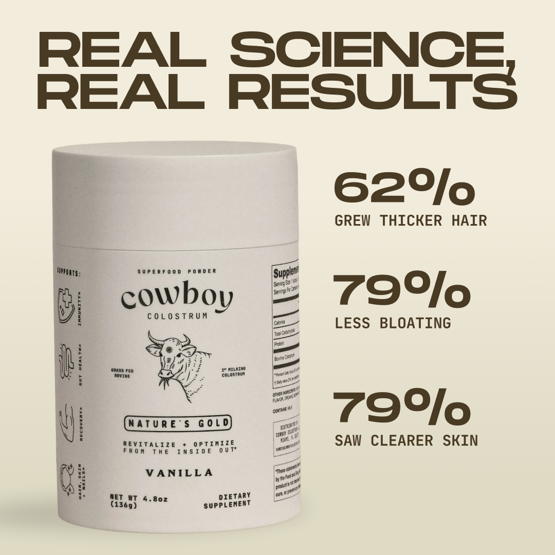 Cowboy Colostrum Facebook ad