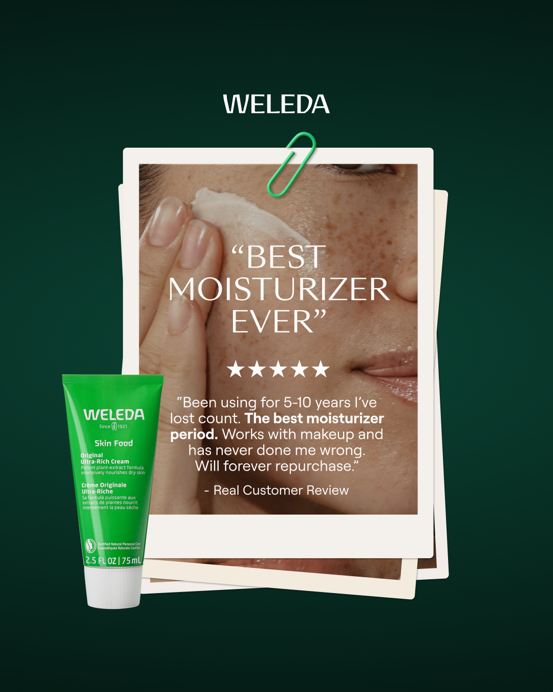 Weleda Facebook ad