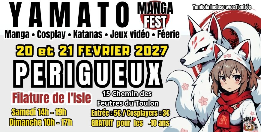 Yamato Manga Fest Facebook ad: YAMATO MANGA FEST - PERIGUEUX 2027