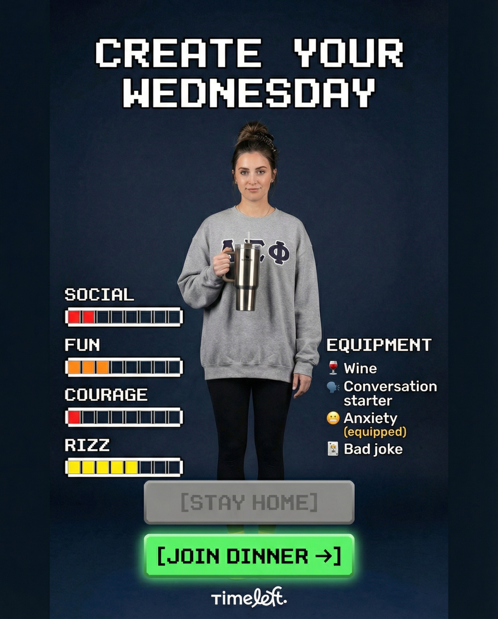Timeleft Facebook ad