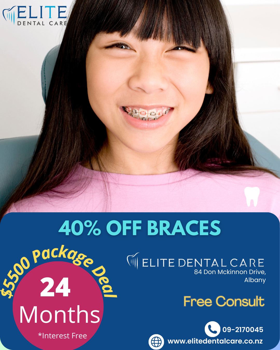 Elite Dental Care Facebook ad