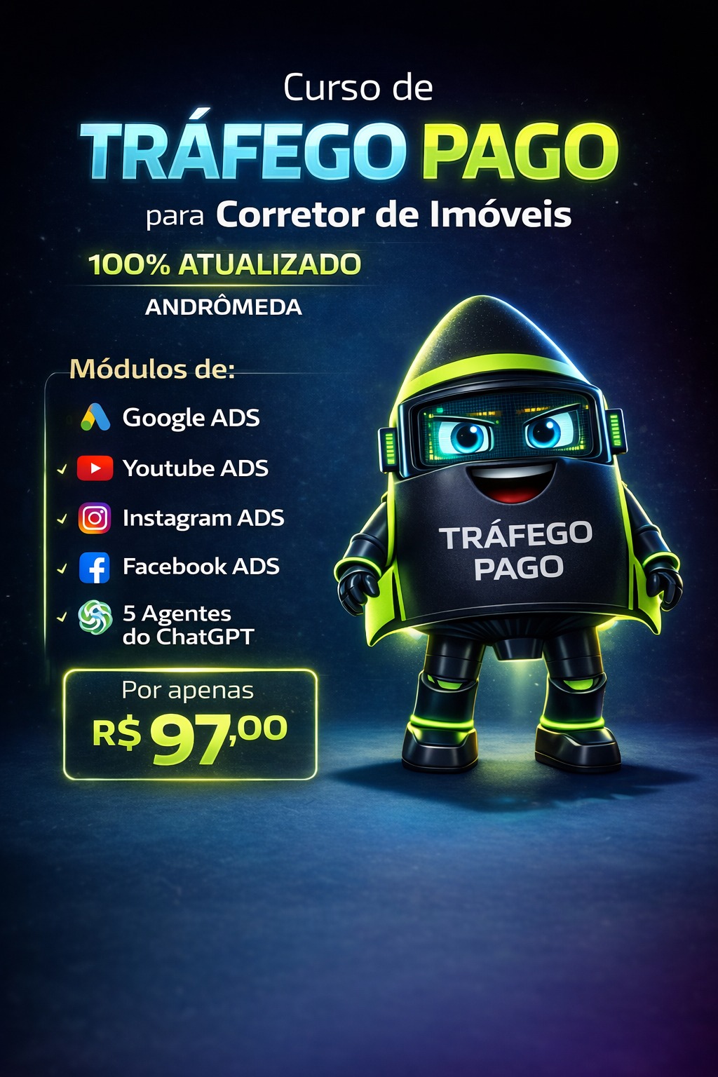 Anúncios para Corretores Facebook ad