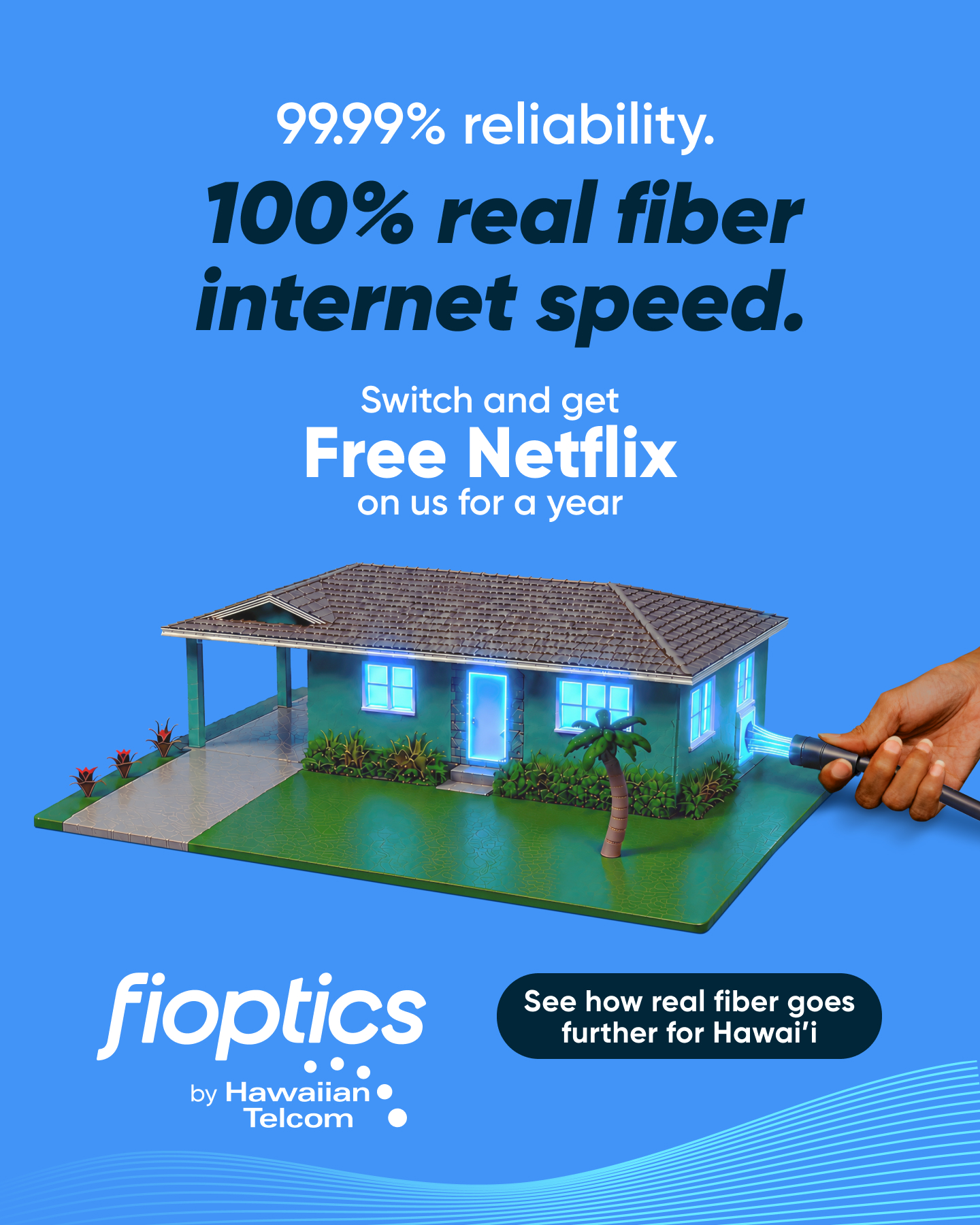 Hawaiian Telcom Facebook ad: Hawai’i - we got you.