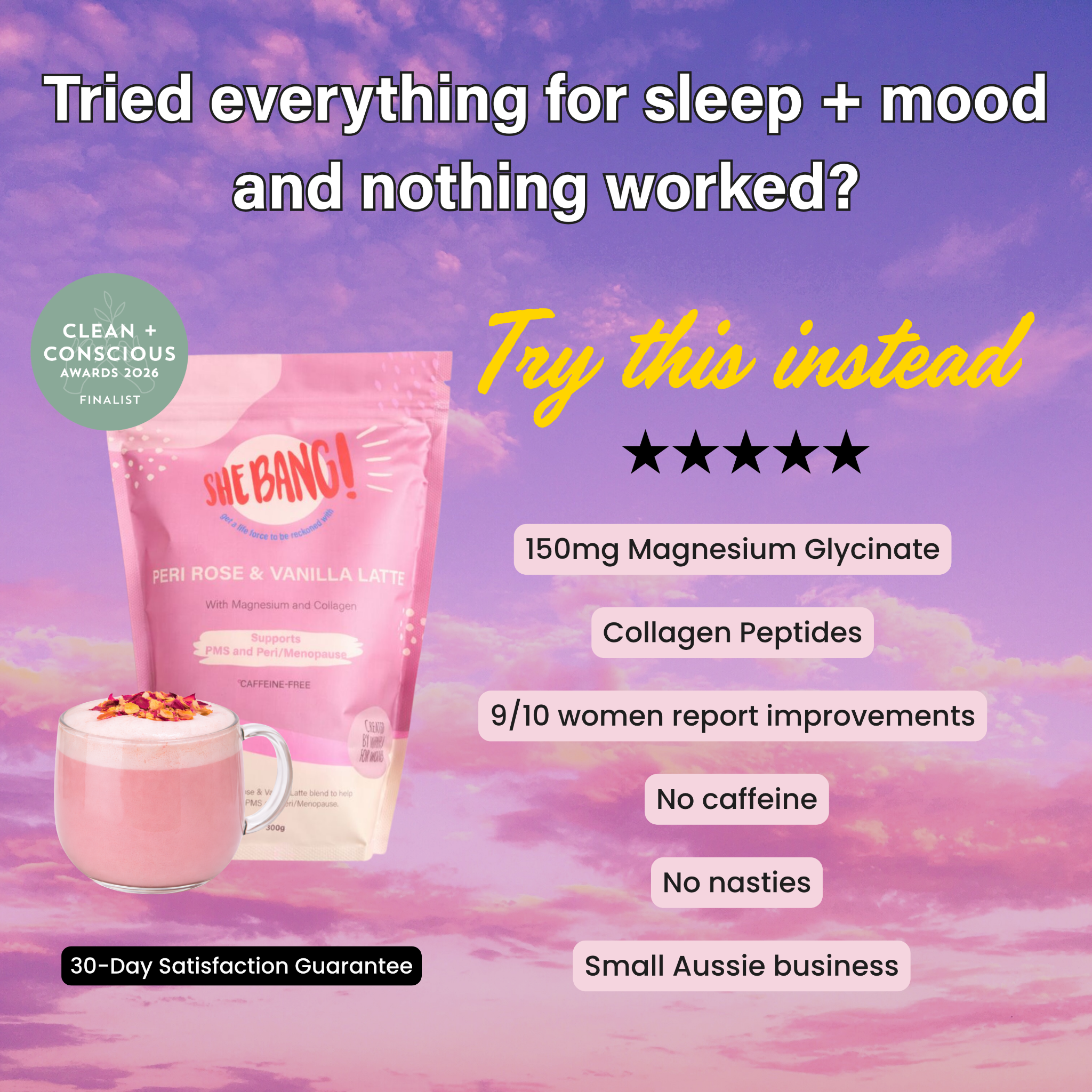 Shebang Facebook ad