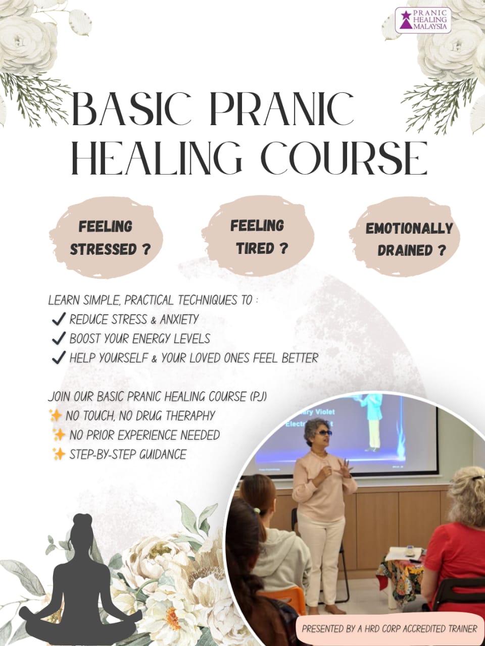 Pranic Healing Malaysia Facebook ad: Learn Pranic Healing in 2 Days from HRD…