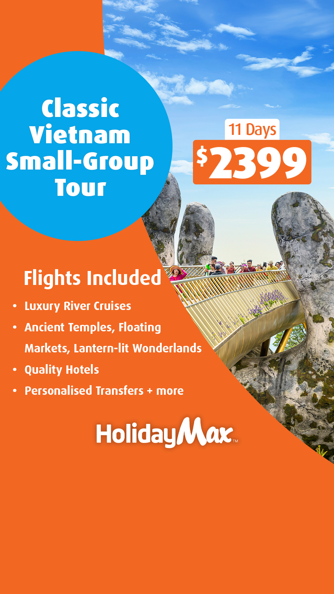 HolidayMax Facebook ad