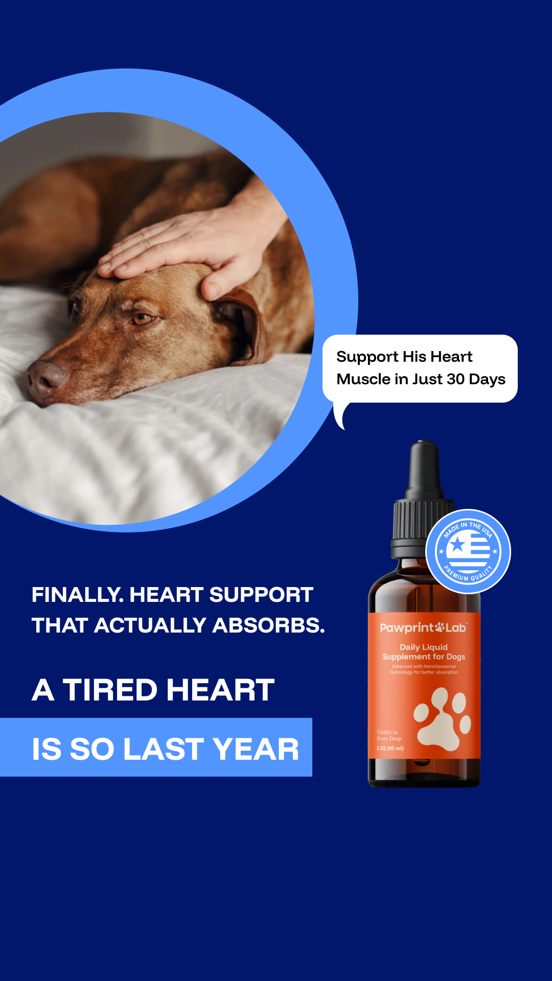 Vet-Approved Pet Products Facebook ad