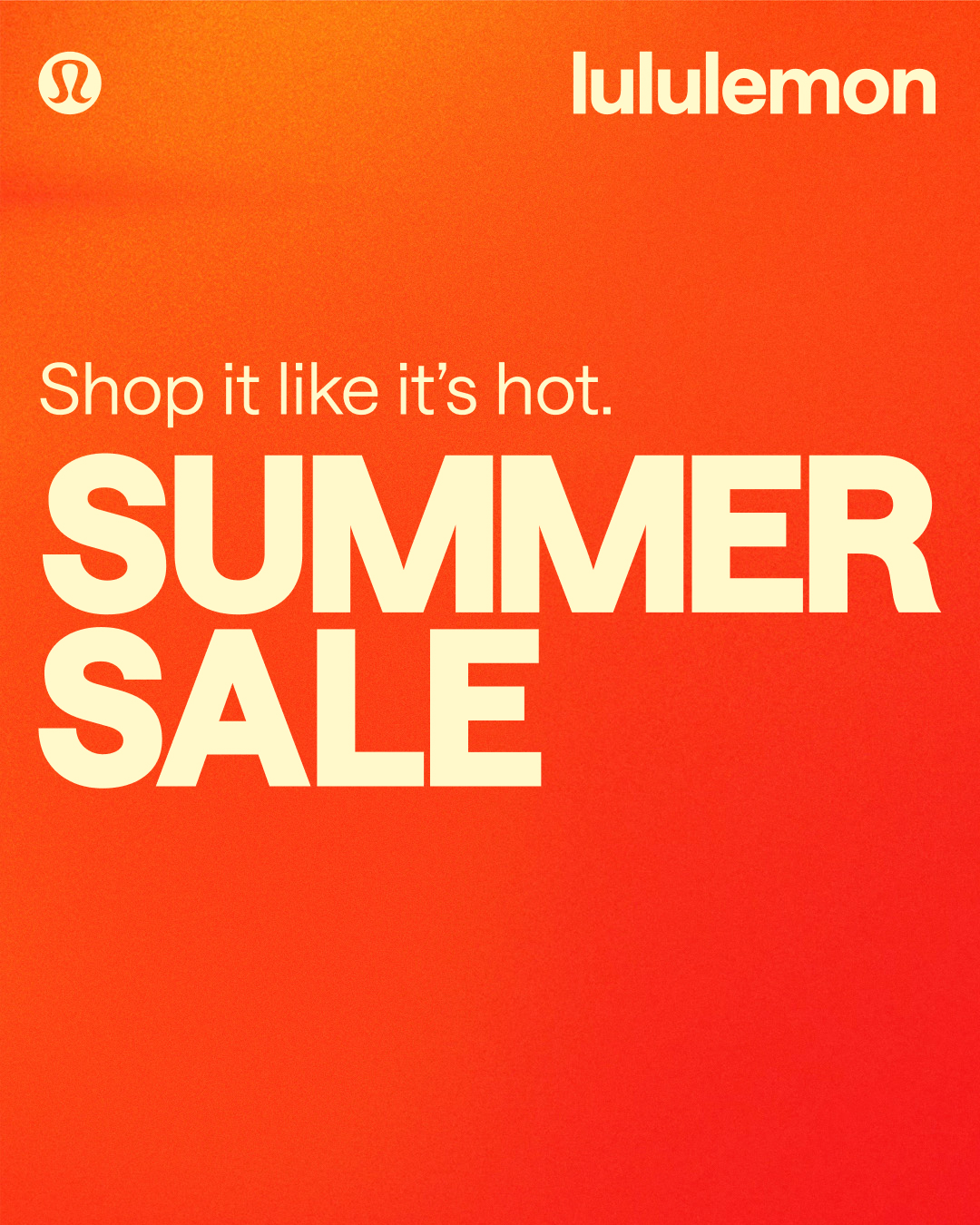lululemon Facebook ad