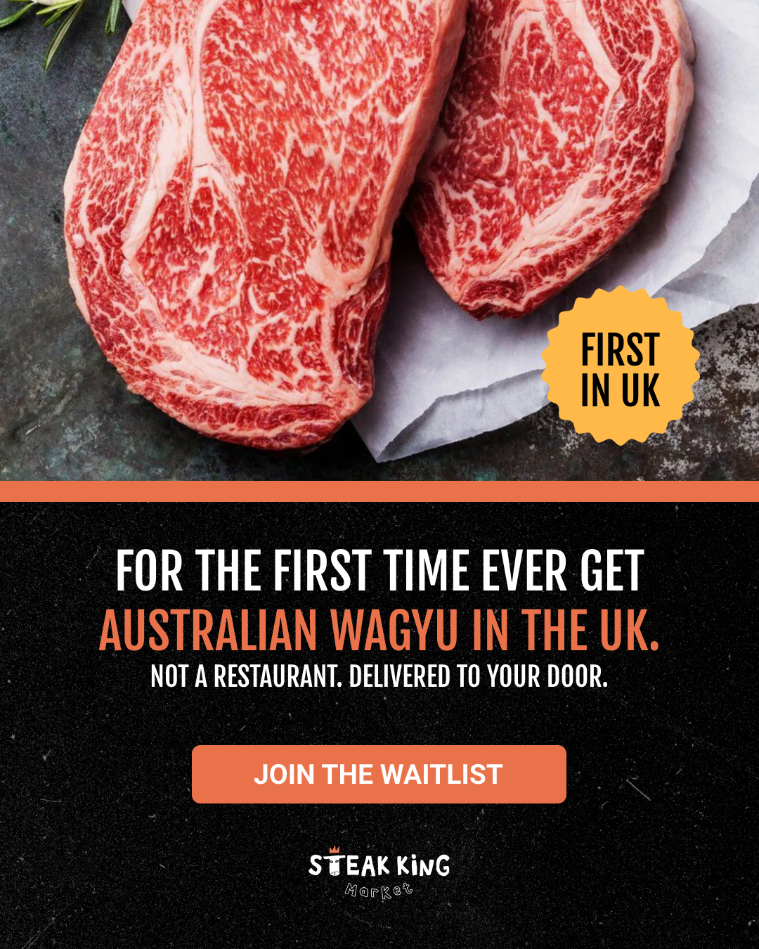 Steak King UK Facebook ad